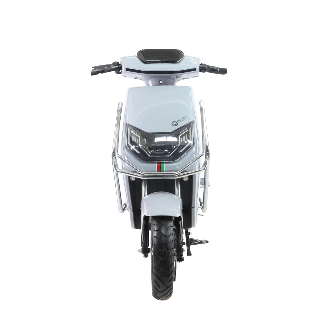 1500W Max Speed 50km/H and Max Range 90km Vespa Two Sets of 70V35ah Low-Carbon Electric Motorcycle Control System LED Light Electric Bike Gentleman White